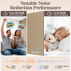 2 Pack Wood Panels for Wall, 47.24" x 23.81" Acoustic Wood Slat Wall Panel for - Image 4