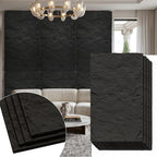 VooBang 4 Pack 3D Wall Panels, Lava Rock Molten Texture PU Wall Panels - Image 5