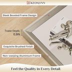 Keonjinn 40 x 24 Inch Brushed Nickel Bathroom Mirrors - Image 2