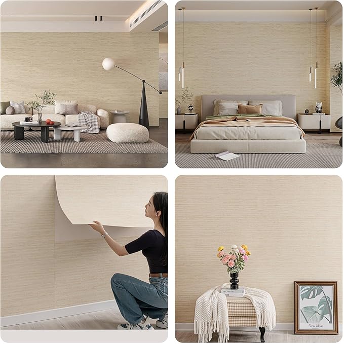 3D Wall Panels Peel and Stick – 23.82"x110" PVC Faux Travertine Texture - Image 3