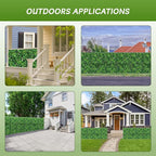 fanado Artificial Grass Wall Panels 40"x120", Hedge Green Wall Decor Backdrop - Image 7