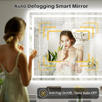 Briivue 84x32 Inch LED Bathroom Mirror - Image 6