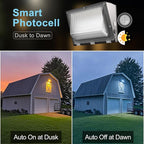 Lightdot 2Pack 150W LED Wall Pack Lights, 100-277v Dusk to Dawn - Image 4