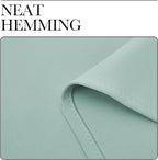 NICETOWN Kitchen Curtains, Short Blackout Curtains & Drapes, Aqua Blue - Image 6