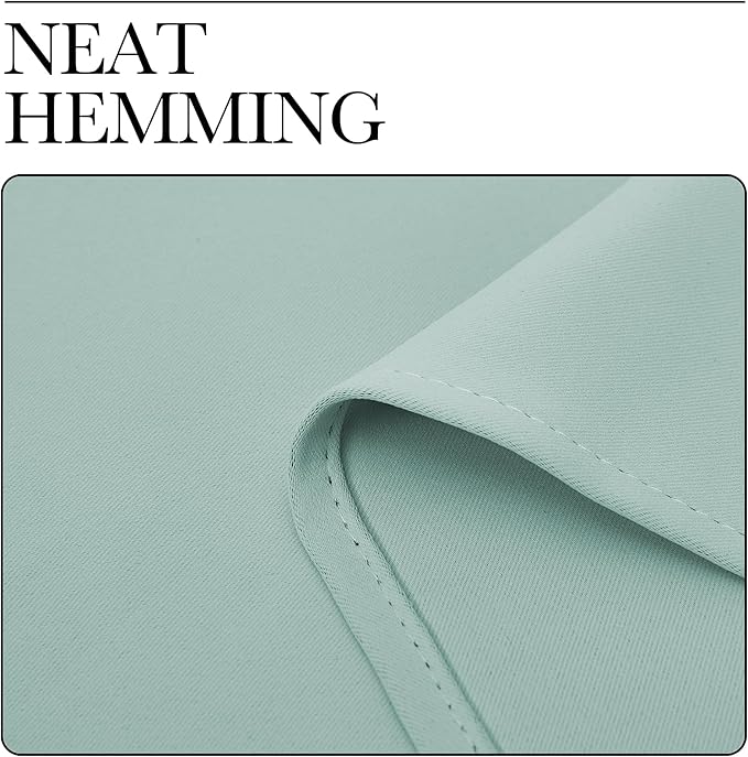 NICETOWN Blackout Curtains for RV Windows, Aqua Blue, 2 Panels, Room Darkening - Image 6