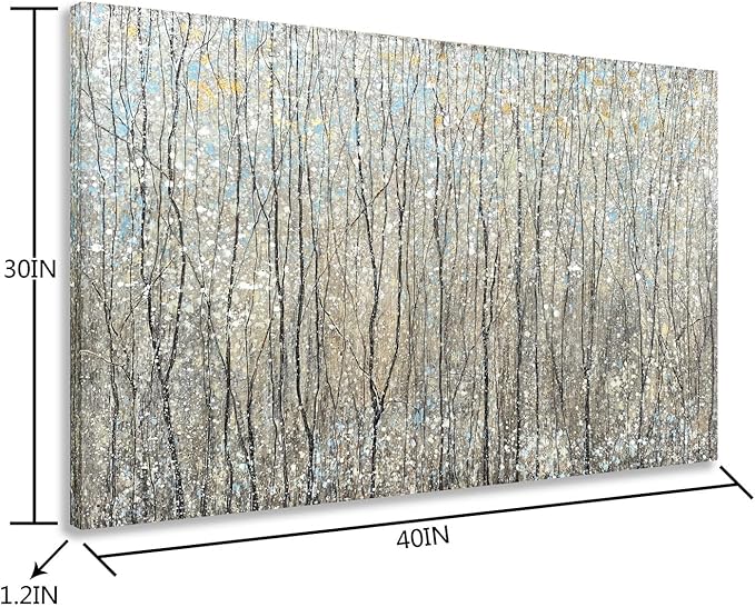 Yihui Arts Abstract Tree Canvas Wall Art - Image 2