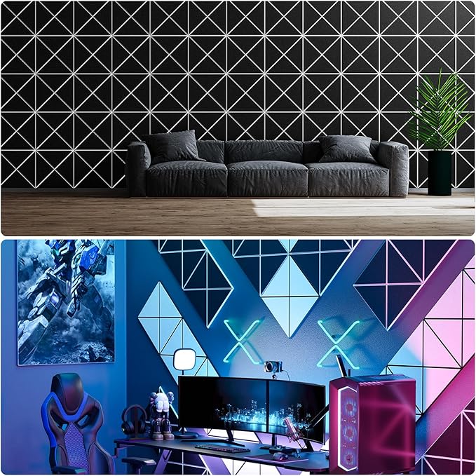22 Pack X-Line Design Acoustic Panels, Soundproof Wall Panels - Image 6