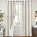 Lajode Plaid Patterned Curtains Thermal Insulated by Lajode