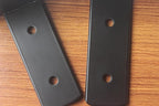 2 Pack - 4 inch Black Hidden L Shelf Bracket Iron Floating Shelf Brackets - Image 3