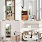 Full Length Door Mirror 14x48, Metal Frame - Image 5