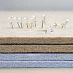 Lightomorrow Bulletin Board, 36 x 24 inches Felt Board - Image 4