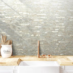 AULIGET 20 Sheets Faux Stone Peel and Stick Backsplash, Sandstone - Image 2