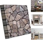 3D Self Adhesive Wall Panels, PVC Tiles Backsplash DIY Brick Wallpaper Tile by Stunningwallpanels