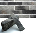 Gray Faux Brick Wall Tiles, 3D Thin Brick Veneers by Holydecot