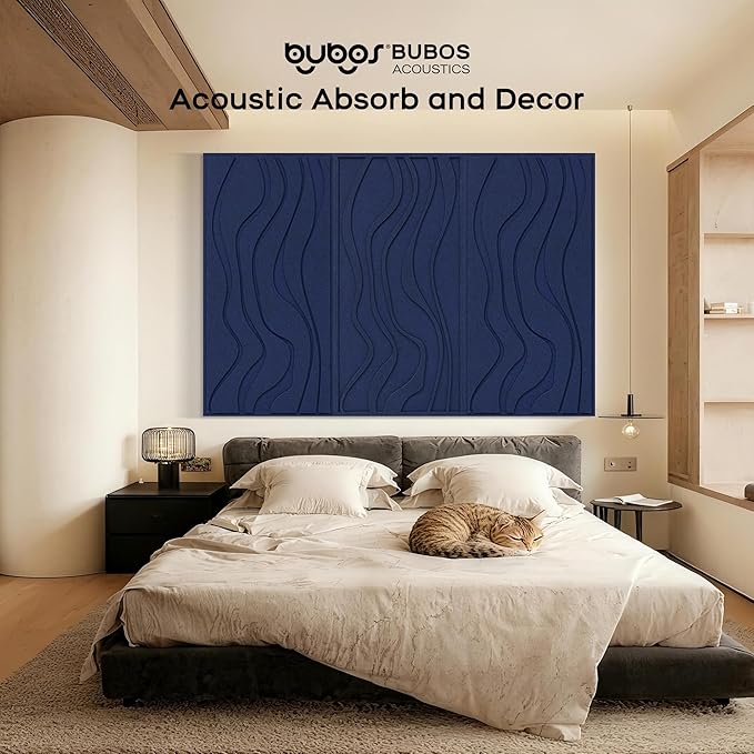 BUBOS 4 Pack Large Acoustic Panels, Total Size 47.2 x 23.6 Inches Soundproof - Image 7