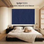 BUBOS 4 Pack Large Acoustic Panels, Total Size 47.2 x 23.6 Inches Soundproof - Image 7