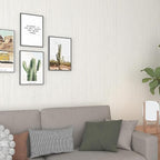 Livelynine 15.8X394 Tan Grasscloth Peel and Stick Wallpaper Textured Removable - Image 3