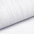 Livelynine 15.8x197 Peel and Stick Grasscloth Wallpaper White Textured Wall - Image 6