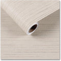 CRE8TIVE Wide 24"x118" Cream White Grasscloth Wallpaper Textured Wallpaper by CRE8TIVE