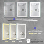 LED Bathroom Mirror 28x20 Inch - Image 3