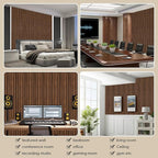 8-Pack 3D Slat Wall Panels — Soundproof Faux Wood Wall Panels - Image 6