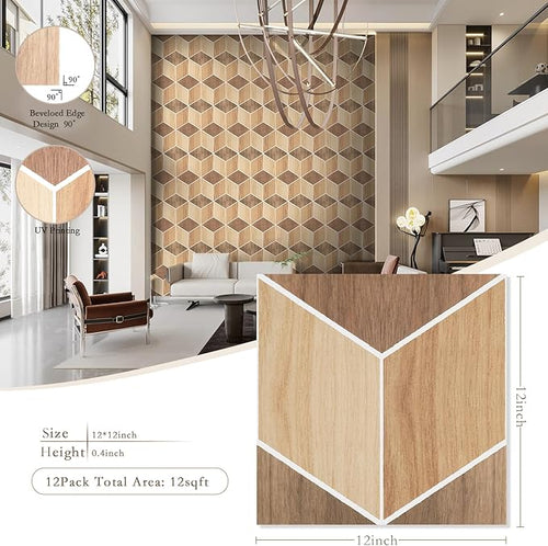 12Pack Acoustic Panels, Self-Adhesive Sound Proof Panels - Image 2
