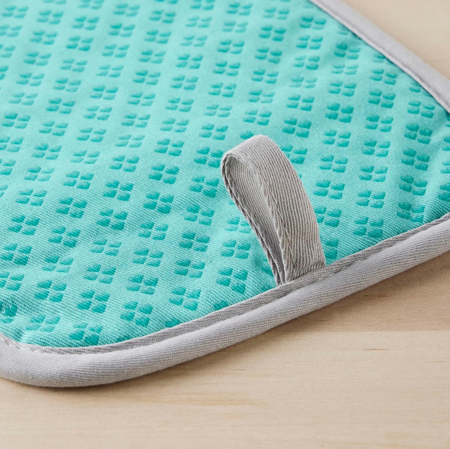 KitchenAid Asteroid Pot Holder 2-Pack Set, Aqua Sky, 7"x10"