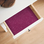 CRE8TIVE Deep Pink Glitter Wallpaper Border Peel and Stick Wall Border Stickers - Image 2