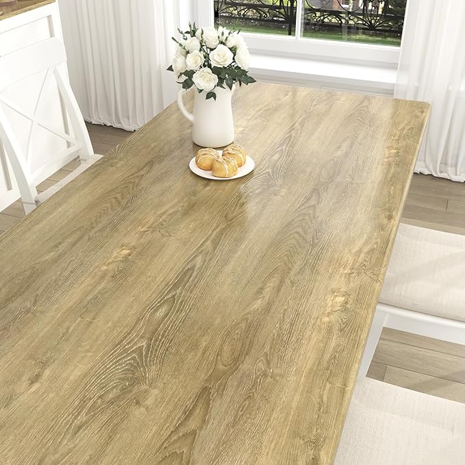 WESTICK 394" x 24" Light Wood Grain Contact Paper Peel and Stick Wallpaper - Image 2