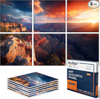 BUBOS 6 Pack Art Acoustic Panels, 70.8" x 47.2" Sound Absorbing Wall Decor by BUBOS