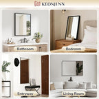 Keonjinn 48 x 30 Inch Black Bathroom Mirrors - Image 6