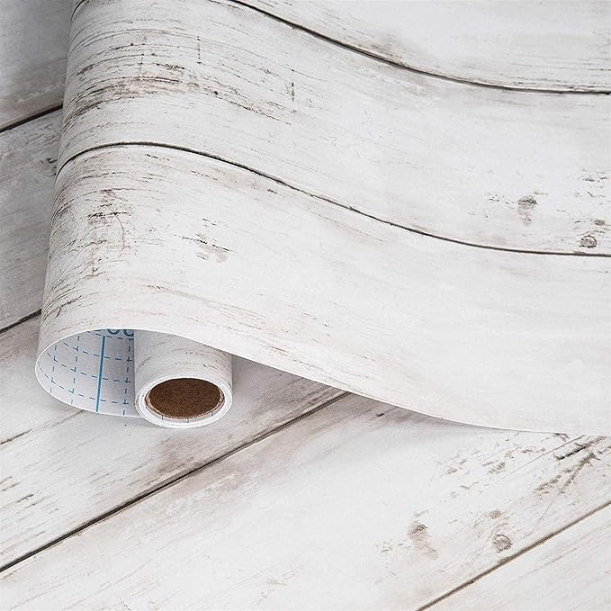 Decoroom Shiplap Peel and Stick Wallpaper 17.71" X 118" by Arrost