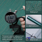 Teal Green Grasscloth Peel and Stick Wallpaper Texture Contact Paper 15.7"x120" - Image 3