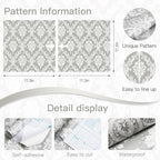 Peel and Stick Wallpaper Grey and White Contact Paper - Image 7