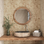 VEELIKE Wide Size 32''x354'' Aged Tan Concrete Wallpaper Peel and Stick - Image 4