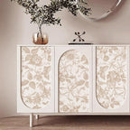 JiffDiff Vintage Peel and Stick Wall Stick，Champagne Wallpaper Rose Removable - Image 3