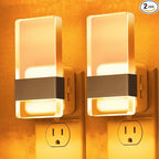 L LOHAS LED Night Light, Amber Night Lights Plug Into Wall, 2 Pack Dusk-to-Dawn by LLOHASLED