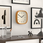 JONES CLOCKS® Sprite wall Clock | Modern Retro Rounded Square Clock | 10 inch | - Image 5