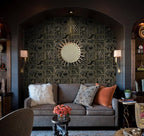 Erfoni 118"x17.7" Black and Gold Wallpaper Vintage Peel and Stick Wallpaper - Image 3