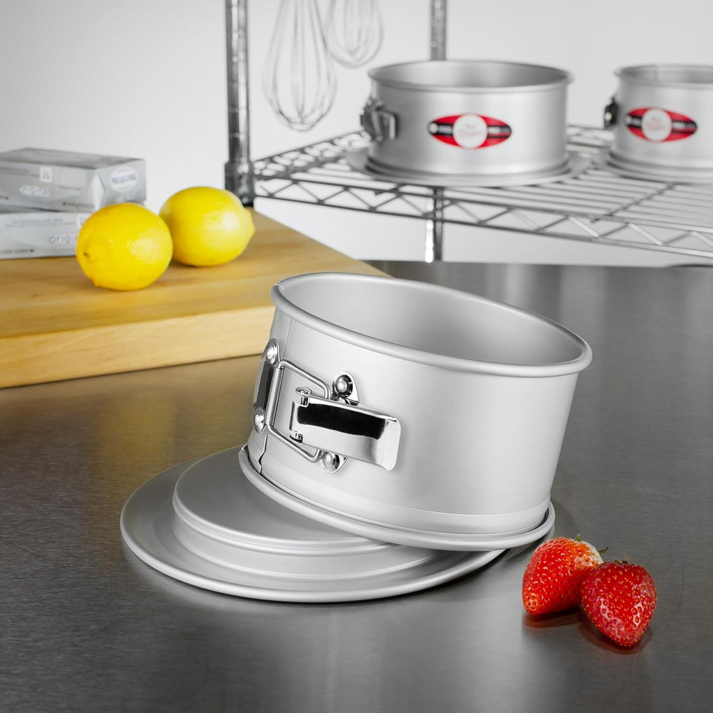 Fat Daddio's PSF-63 Anodized Aluminum Springform Pan, 6 x 3 Inch