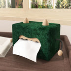 Wallercity 17.5''x236'' Green Self-Adhesive Velvet Flocking Liner Contact Paper - Image 4