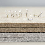 Lightomorrow Bulletin Board, 36 x 24 Inches Felt Pin Board, Cork Alternative - Image 6