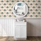 CiCiwind Vintage Wallpaper Peel and Stick Botanical Contact Paper Boho Wall - Image 2