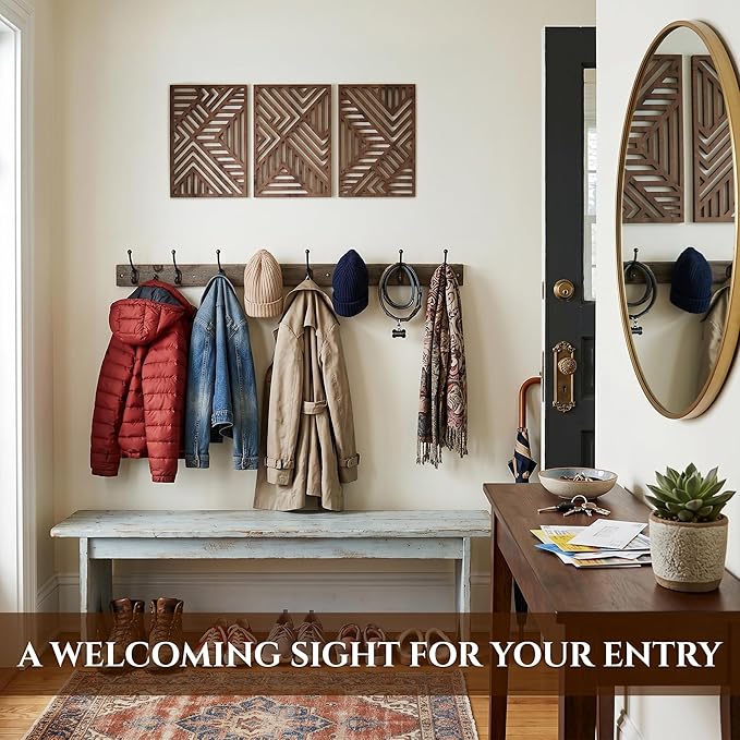 qmmp Modern Wooden Wall Sculptures - Image 2