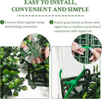 Artificial Ivy Privacy Fence Screen: 60"x 140" 4-Layer Leaf UV-Anti Faux - Image 3