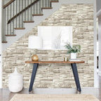 Jeweluck Stone Wallpaper Peel and Stick Brick Wallpaper 17.7”×590.5” Brick - Image 9