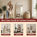 Suidia 58"x18" Arched Full Length Mirror - Image 9