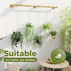 Bamworld Plant Hanger Indoor Hanging Planters - Image 7
