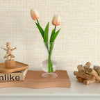 Beige Grasscloth Peel and Stick Wallpaper 17.3"x120" Faux Linen Textured - Image 3