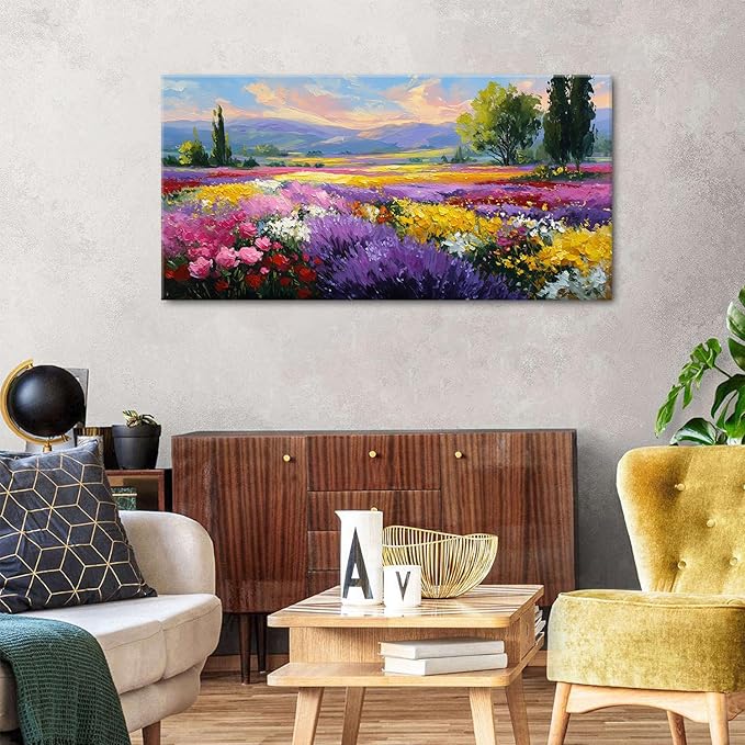 Flower Wall Art Vintage White Floral Canvas Pictures Abstract Blooming Flower - Image 4